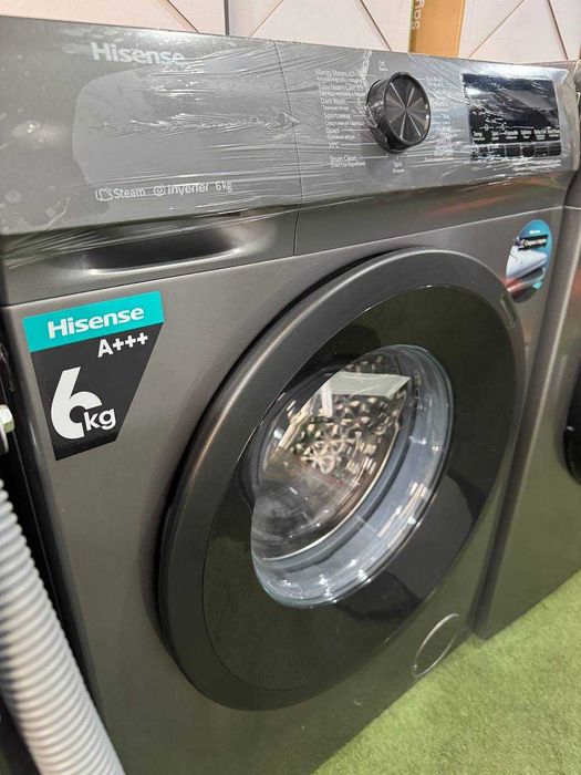 Стиральная машина Hisense 6 кг WFQP6012EVMT Inverter Steam