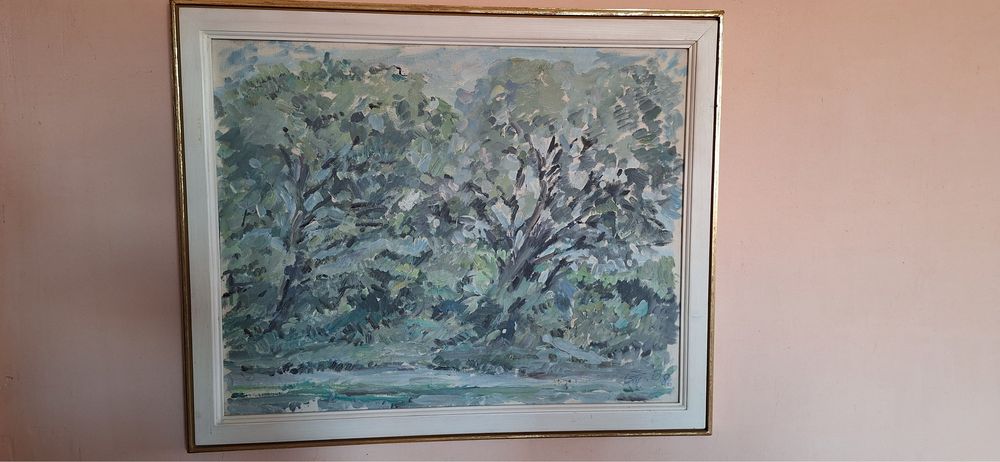 Оригинална картина – Стефан Бъчваров (Певецът на Тунджа), 1986 г.