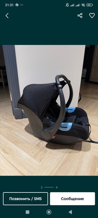 Автокресло Anex для машины а также для коляски