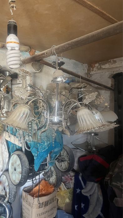 Люстры стеклянные