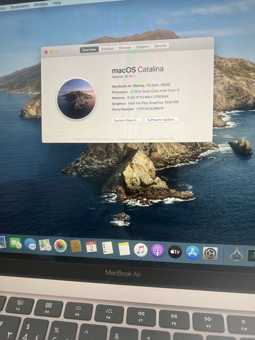 MacBook Air ca NOU , 2020 ,Viata Baterie 99%