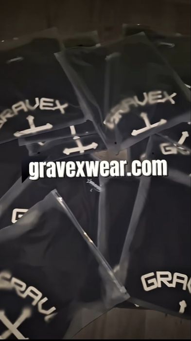 Черна тениска Gravex Wear – Guardian Angel | 100% Памук | Reflective/