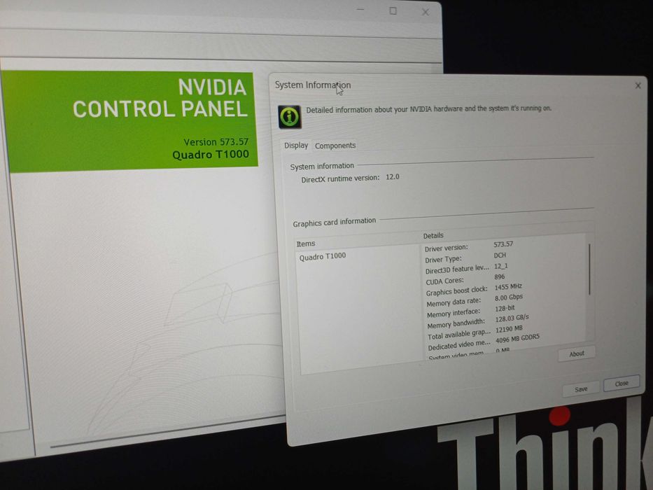 Lenovo P53 15.6''IPS Core i7-9750H/16GB Ram/256GB SSD