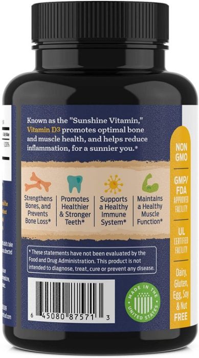 Витамин Д3 50000 доза, Vitamin d3 50000iu, d3 50000me  120 капсул