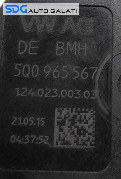 Pompa Secundara Auxiliara Recirculare Apa Volkswagen Sharan 7N 1.4 TSI CZDA DJKA 2010 - 2015 Cod 5Q0965567 [N0937]