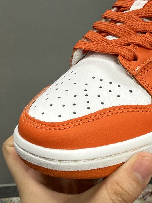 Nike dunk low retro white/orange