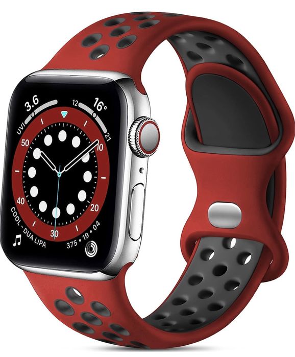 Curea Compatibila Apple Iphone 15 Case Tape Perforata Gauri Colorate