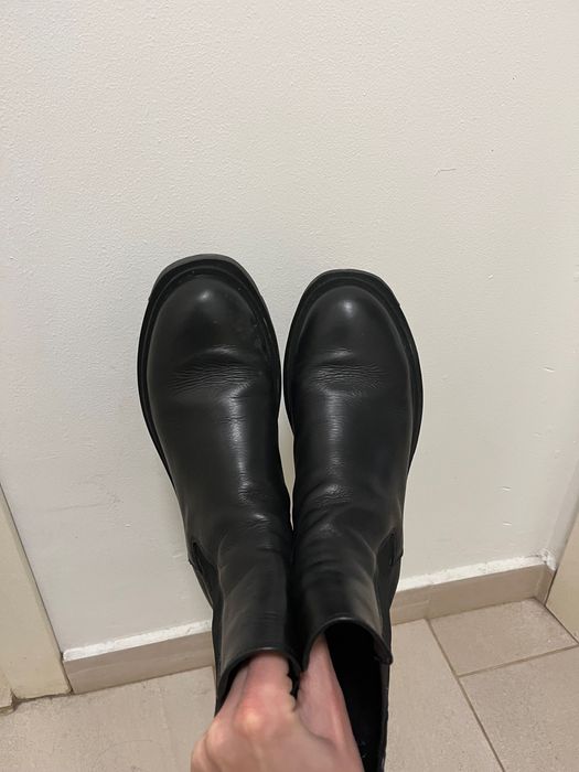 Дамски боти от естествена кожа