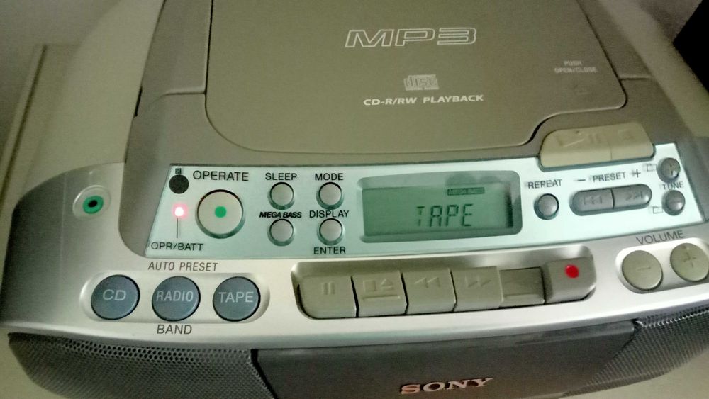 Radiocasetofon Sony CFD-S03CPL  CD/MP3