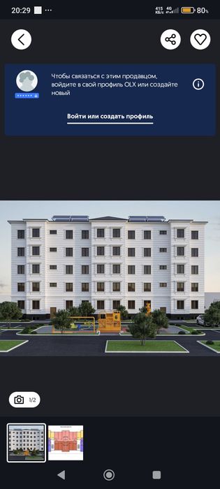 Ижарага 2хонали 4этаж  КБШ  исык совук сув бор  шкаф палас бор ремонт