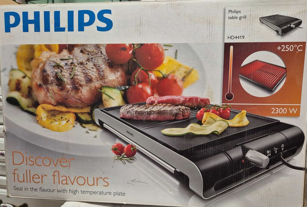 Gratar electric Philips HD4419, 2300 W, 37 x 30 cm