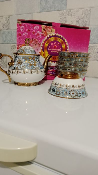 Пиала с заварным чайником