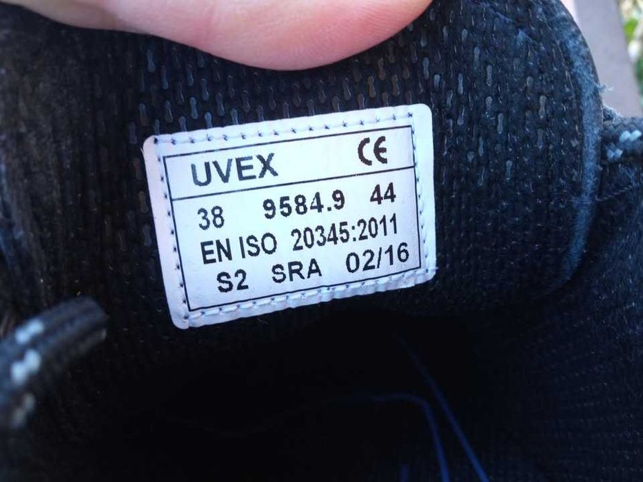 Pantofi piele Uvex Wide Fit Lace-up Safety, mar, 44 (28.5 cm)