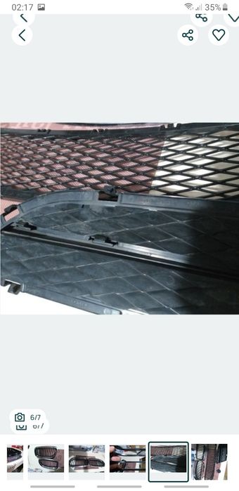 Grilaze Nari Bara Fata BMW E90 E91 Facelift OEM originale Crom