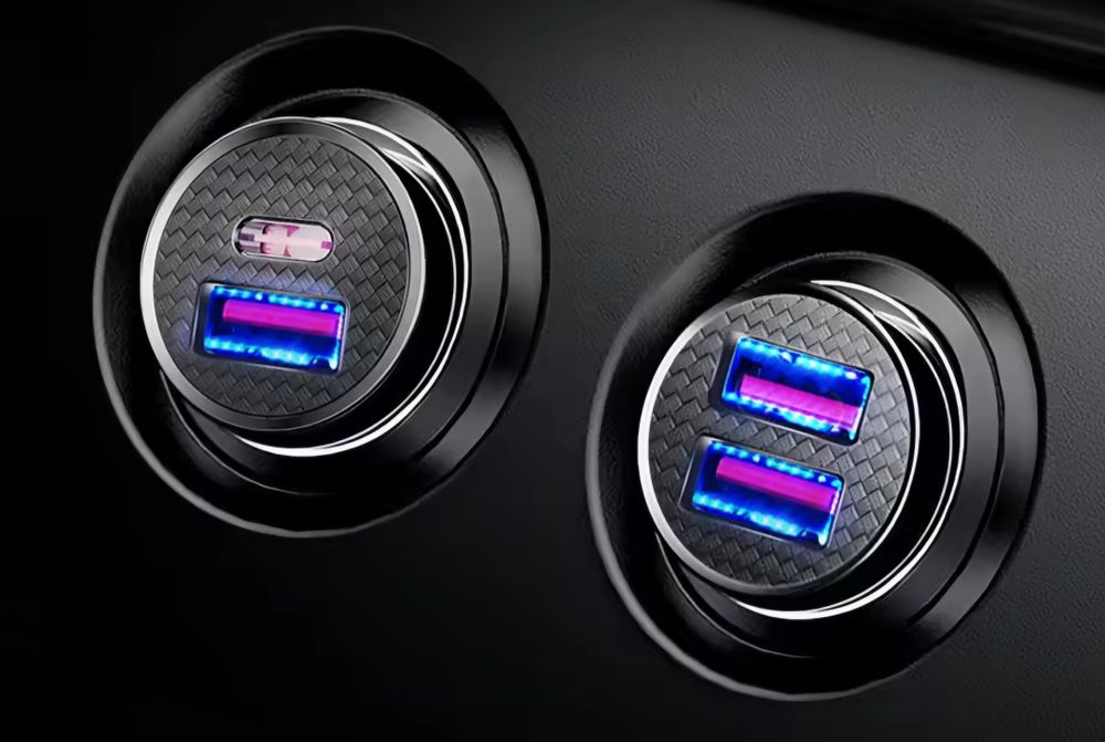 Автомобилно зарядно тип USB-Baseus