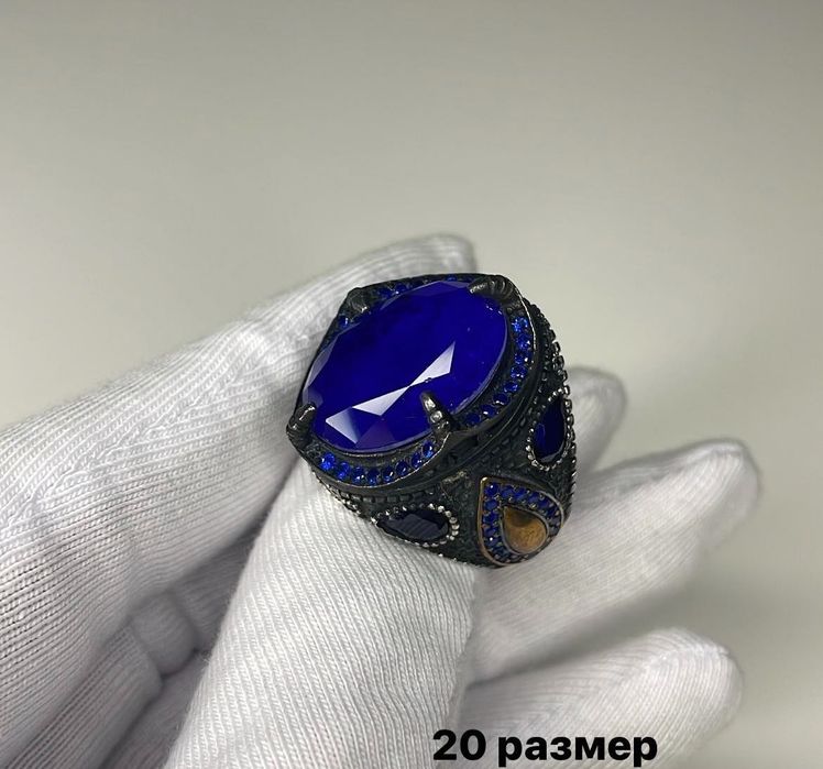 Мужское кольцо серебро 925