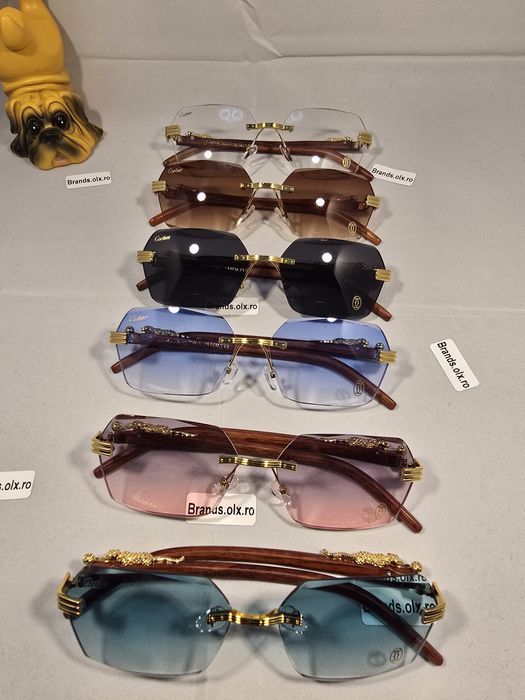 Ochelari de soare Cartier Rimless, made in Italy, pret per bucata