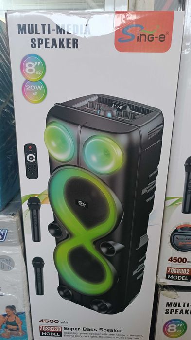 Блютуз колонка караоке буфер