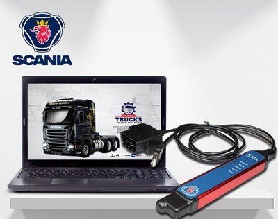 Scania Tester diagnoza auto tiruri VCI3 WI-FI SDP3 2.63.3, XCOM 2.54