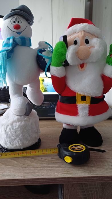 Santa si Snowman papusi Craciun dansatoare cu baterii