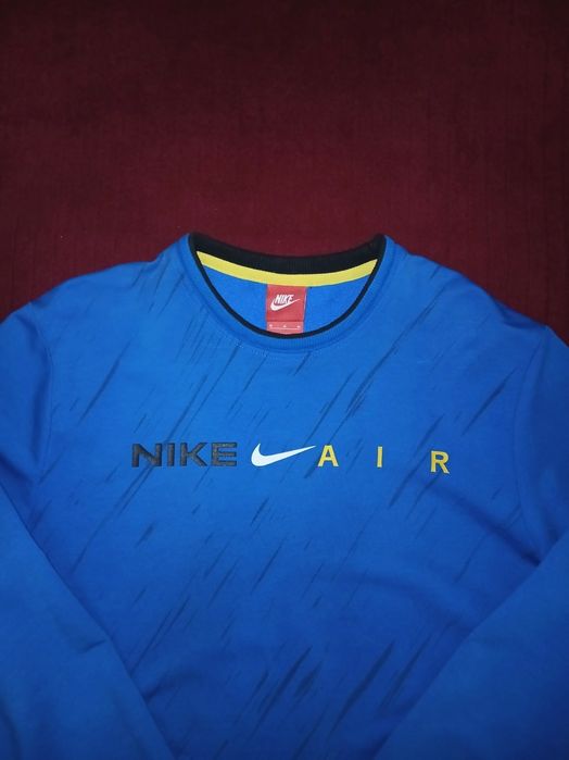 Мужской синий свитшот от бренда "Nike" из коллекции Air.