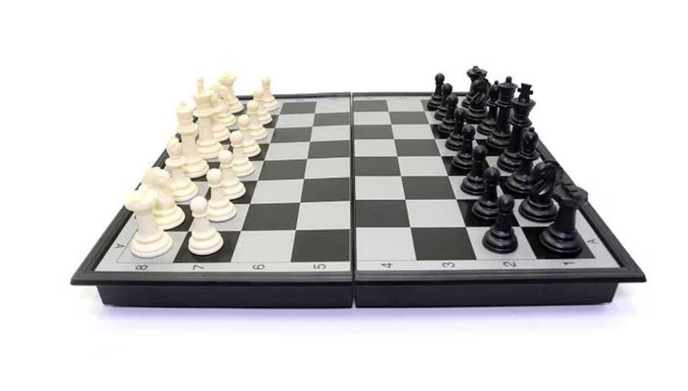 Магнитен шах 3 в 1 комплект - Шах Табла и Дама (морски шах) 2 размера