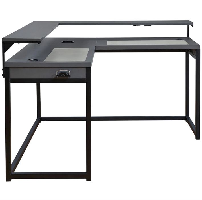 Birou Lyne 138x138x91 sigilat 2 ani garantie led porturi usb incarcare wireless