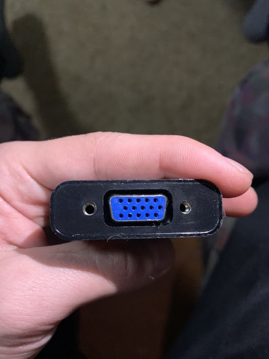 DVI-D на VGA переходник