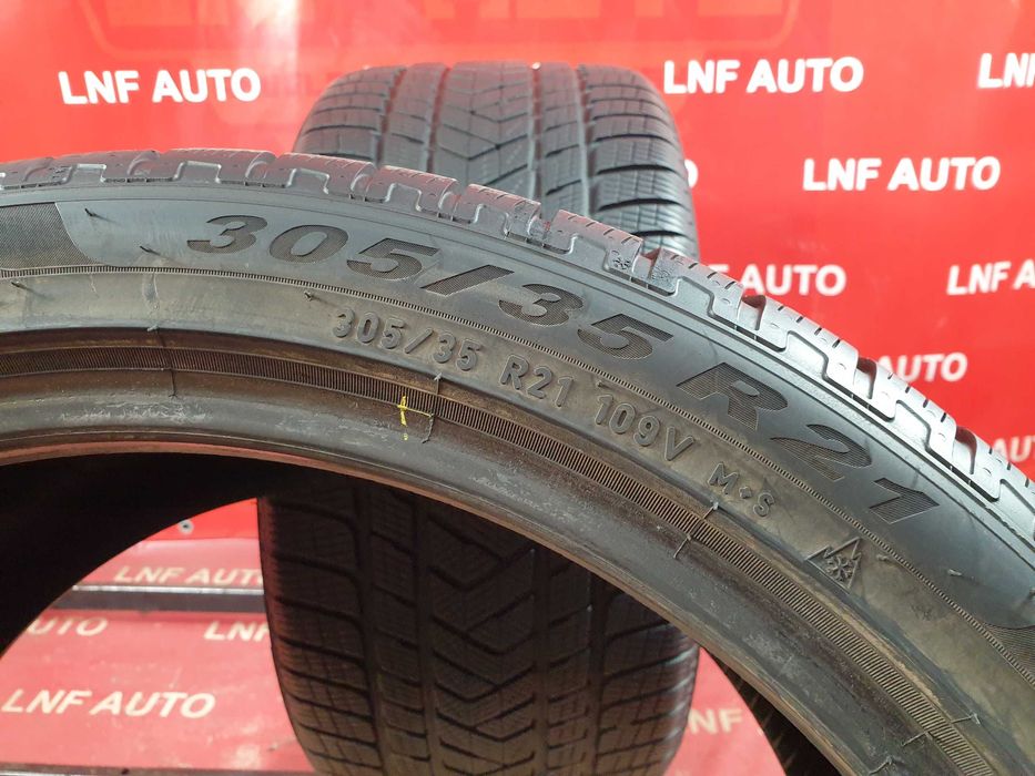 Anvelope M+S 305/35/21 - PIRELLI - 8 MM - DOT 18 - 20 !