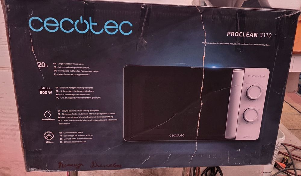 Микровълнова Cecotec ProClean 3110 20L