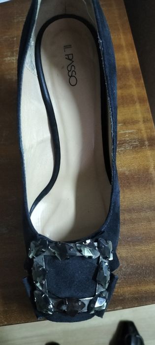 Pantofi ocazie din piele intoarsa