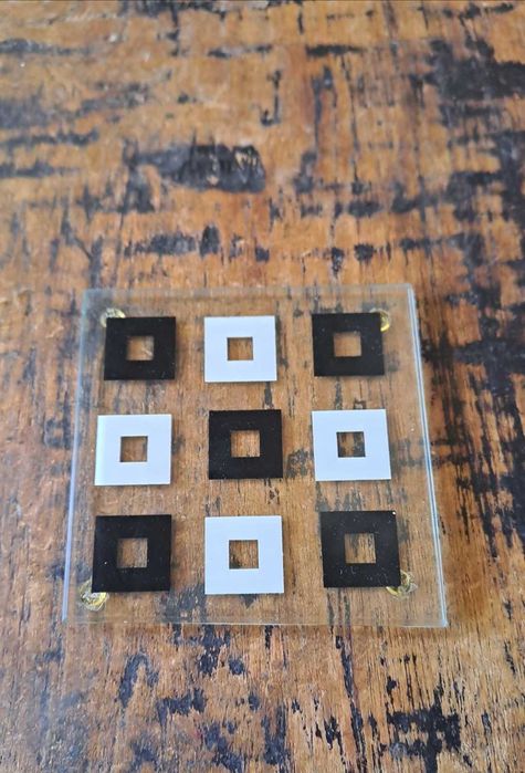 подложки за чаши стъкло Хенкелс Henkels с дървена поставка Германия