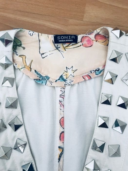 Белый джинсовый костюм Sonia Rykiel