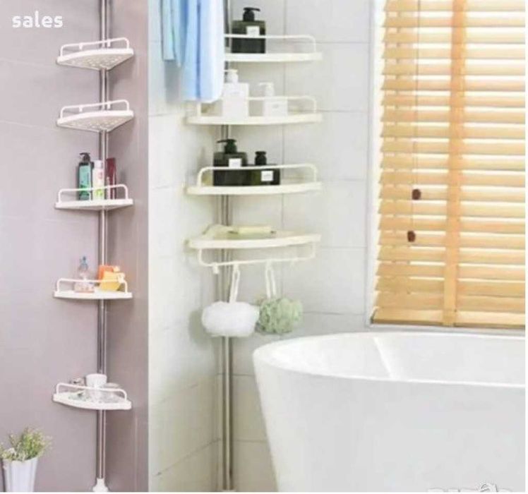 Етажерка за баня – ъглова