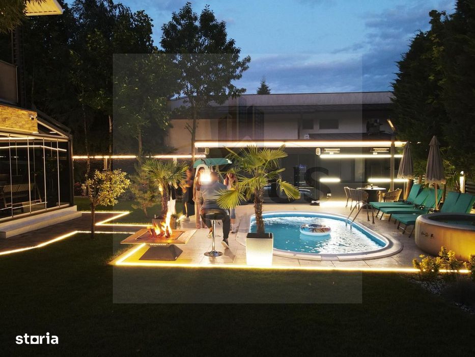 Vilă Modernă în Comuna Berceni | Piscină Privată | 6 Camere | 650 mp