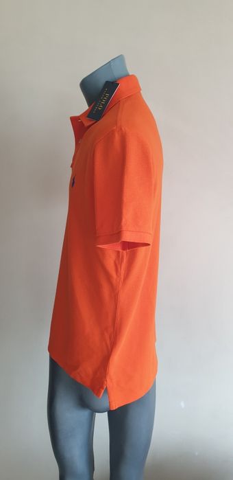 POLO Ralph Lauren Pique Cotton Custom Slim Fit  M НОВО ОРИГИНАЛ Мъжка Тениска