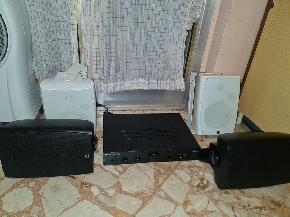 TOPAZ AM5 amplificator + 4 boxe AV6-WH