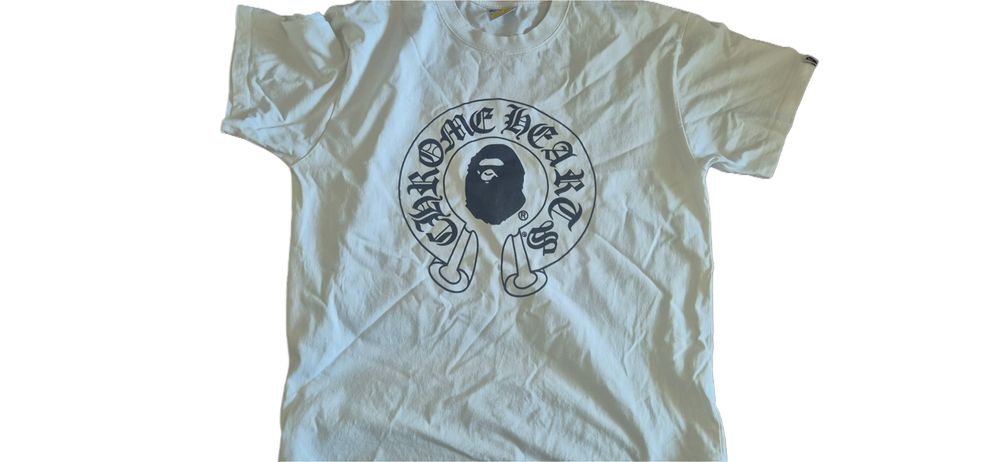 Футболка bape & chrome hearts