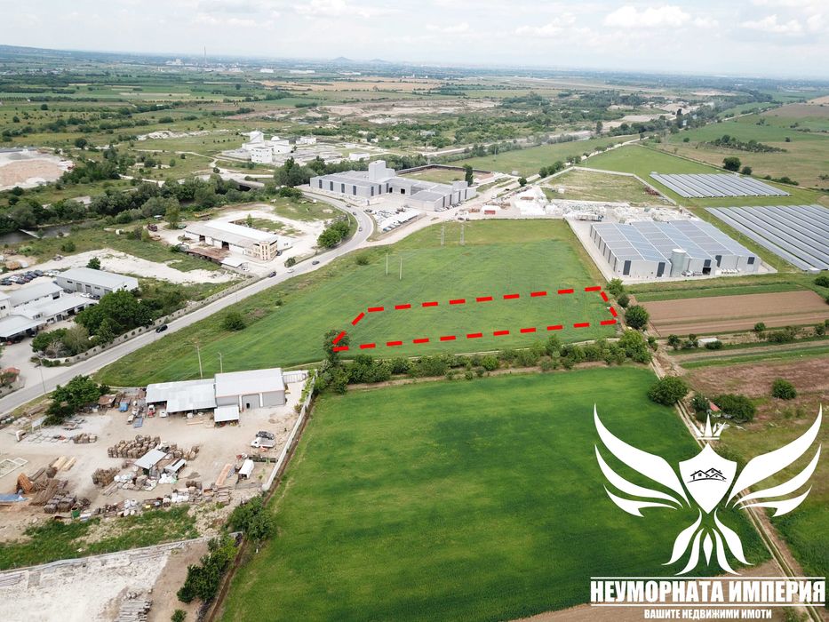 Продавам земя 3500 кв.м - втора линия в Асеновград до фирма Полигруп