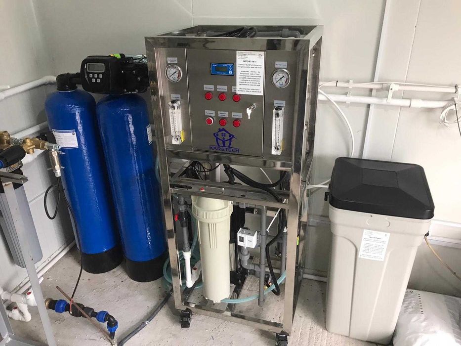 Pachet osmoza inversa pentru SPALATORIE AUTO 750l/h 5-6 boxe