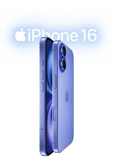 НОВО!!! Apple iPhone 16, 128GB, 5G, Ultramarine + адаптер Apple