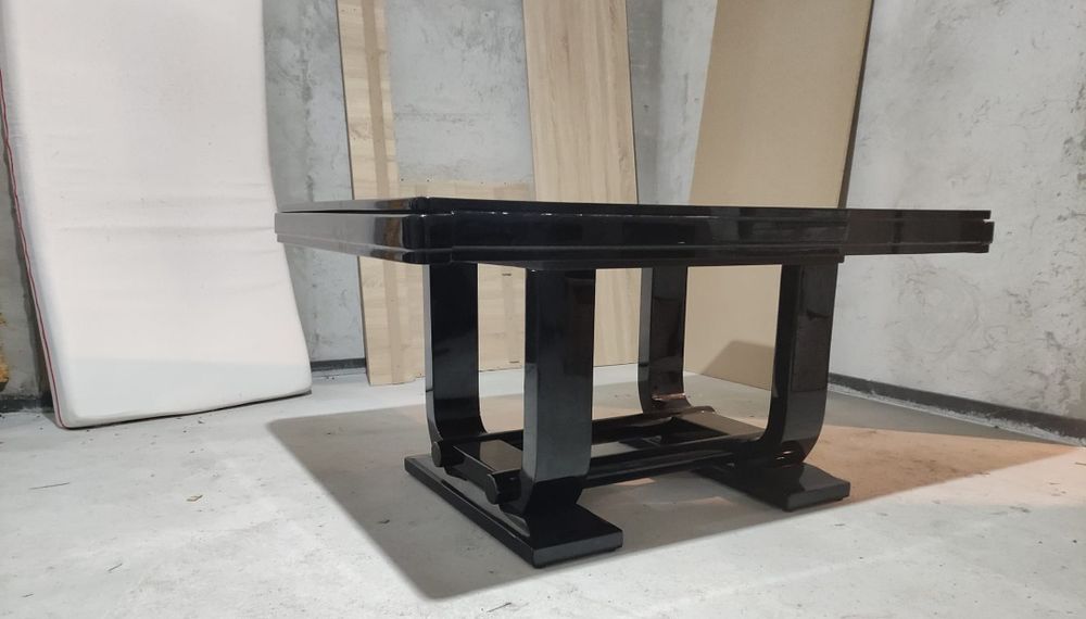 Masă de sufragerie extensibilă ArtDeco Gaston Poisson, Franța 1935