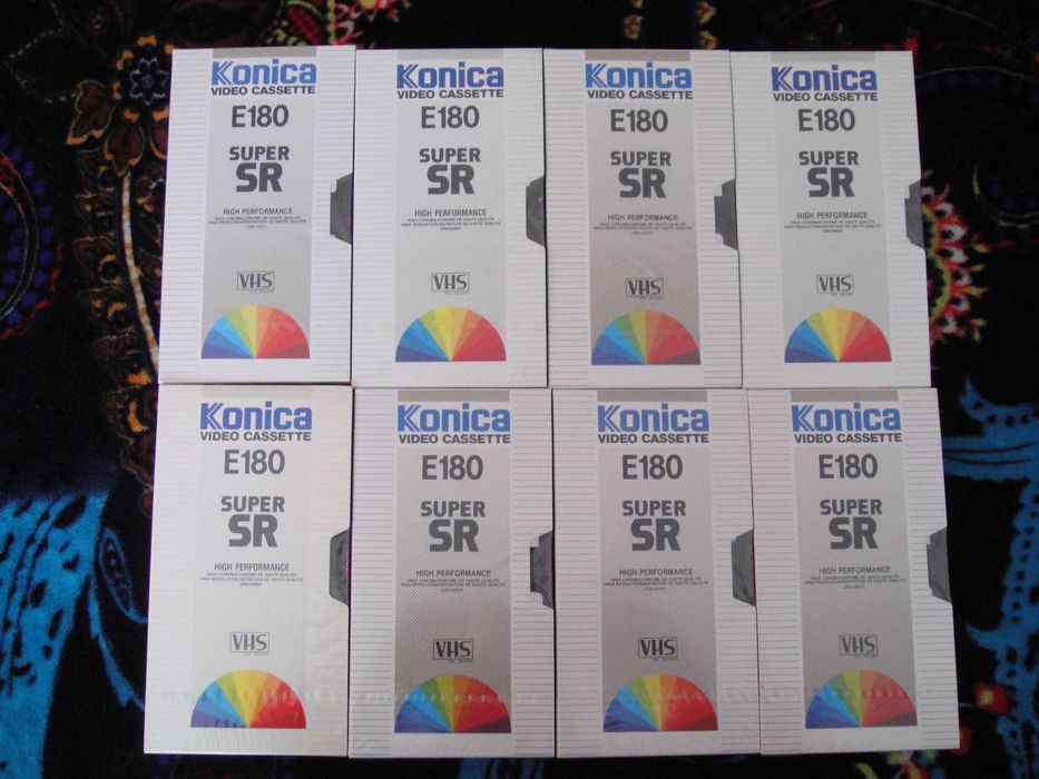 Видеокассеты VHS Е 180, Е 195, Е 240