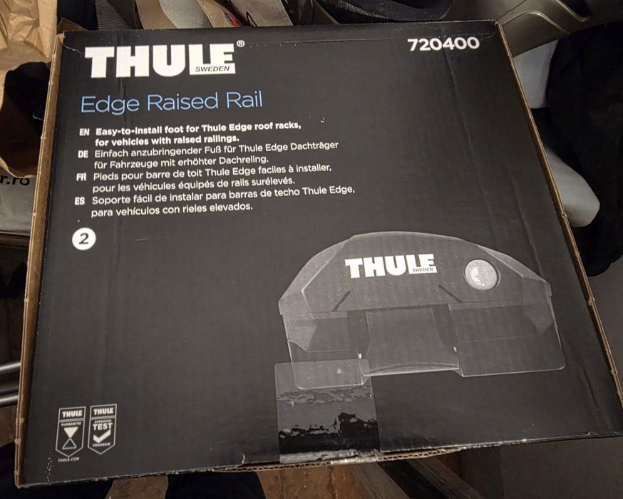 Bare THULE WingBar Edge 95 cm + 720400 Raised Rail – SUV / min.110 cm | Achiziționate 2026 |