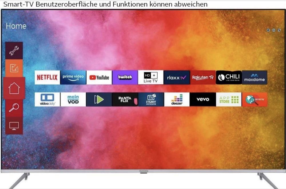 Telefunken Smart TV / 164 cm / 4K Ultra HD