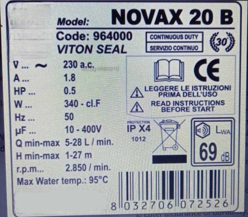 Самозасмукваща помпа за Вино, Олио, Оцет, Сок--95°C .,Мляко и др.