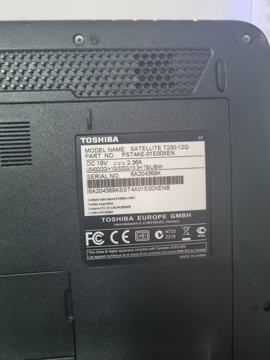 Lectop toshiba s