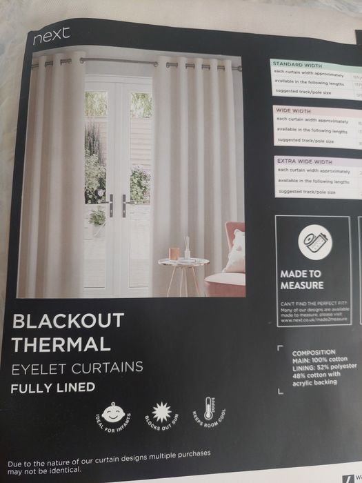 Шторы блэкаут, новые с Next