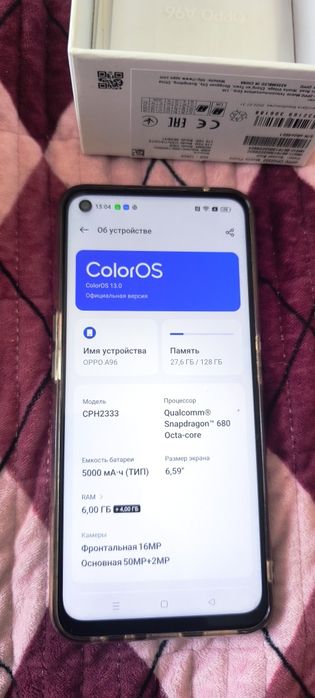 Oppo A96 в отличном состоянии