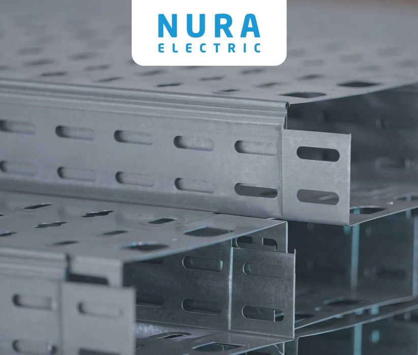 Лоток кабельный, Лоток перфорированный, Лоток неперфорированный